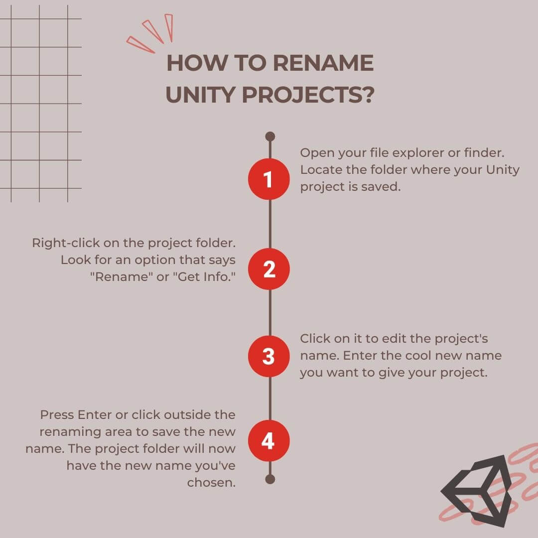 How to rename Unity projects