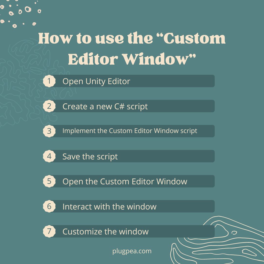 using UnityEditor: How to use the “Custom Editor Window”