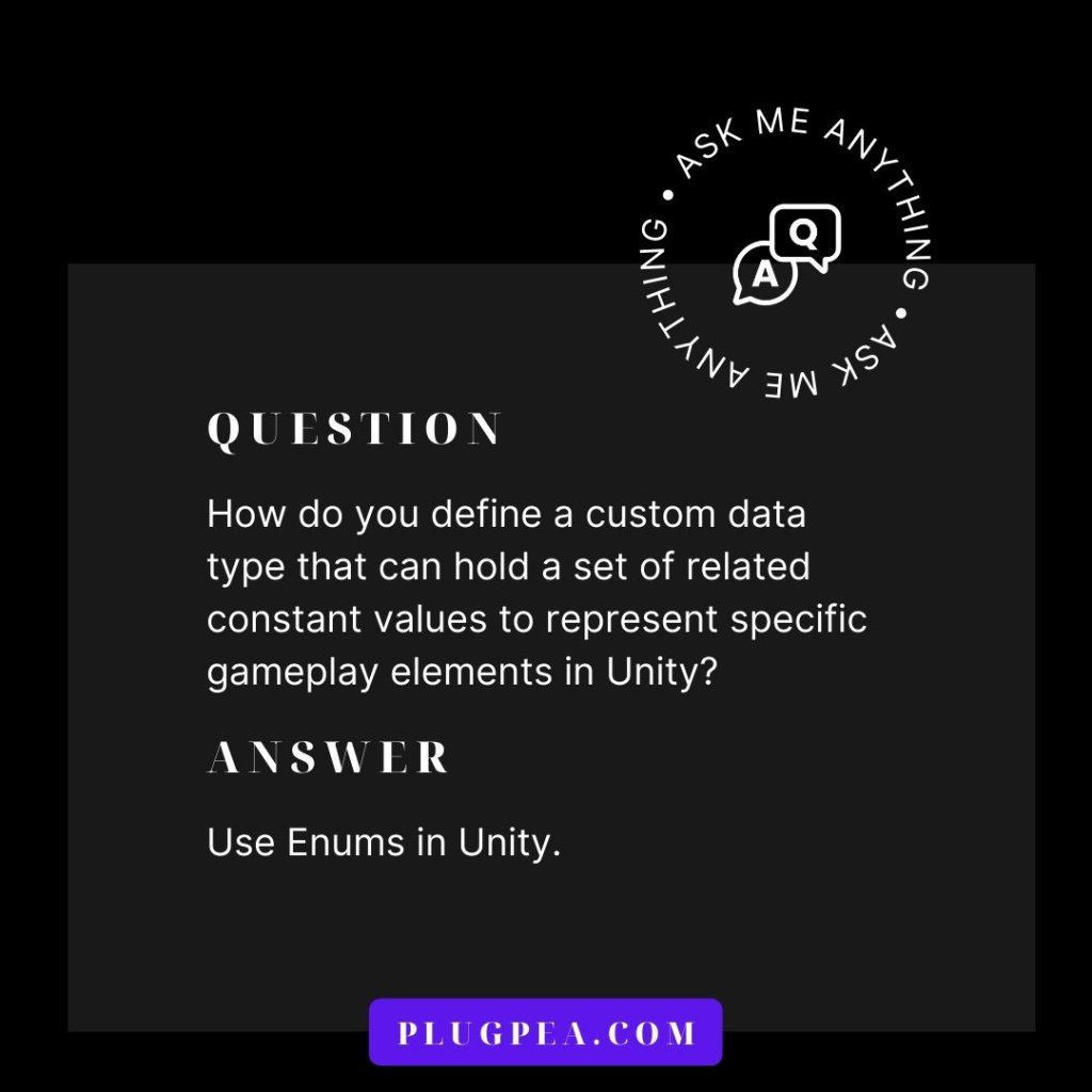 Use Enums in Unity